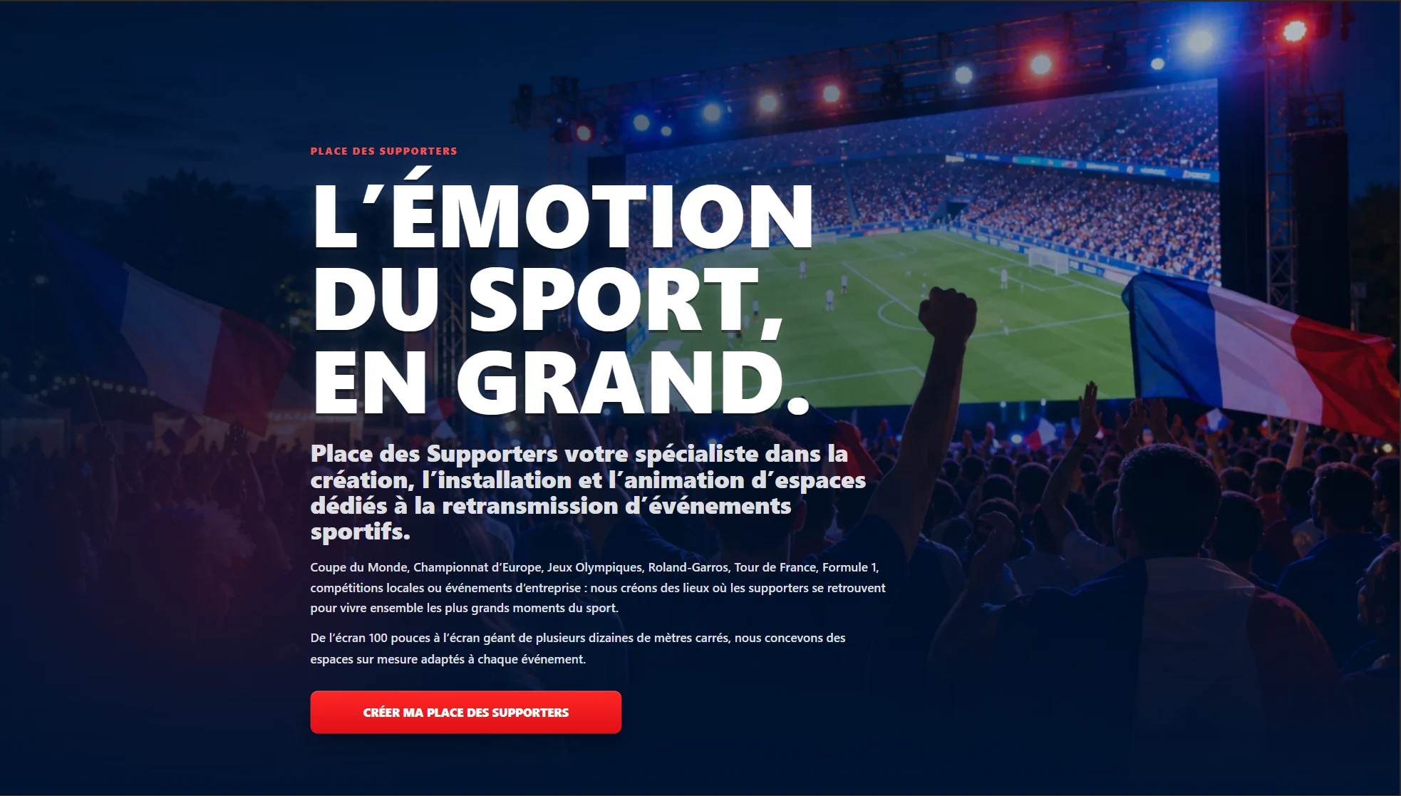 Application FanZone Place des Supporters