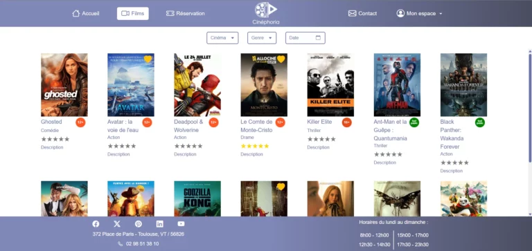 Cinéphoria - Films (Web)