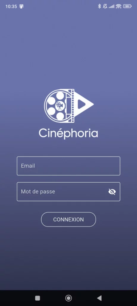 Application mobile cinéma